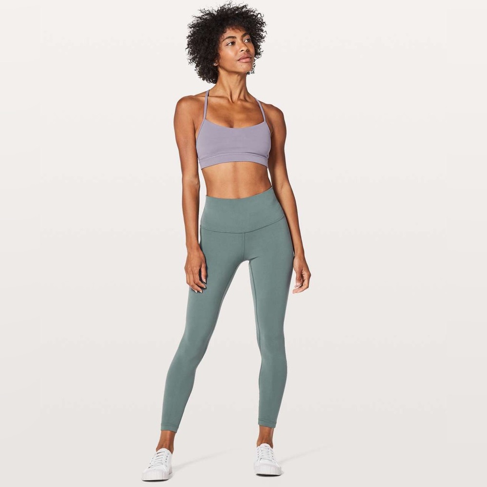 Lululemon Align HR Pant 25” Sea Steel Size 10 • Like New • No Pilling - Picture 2 of 11